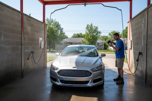 How to Use a Self Serve Car Wash Safely